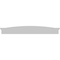 Ekena Millwork Eyebrow Architectural Grade PVC Pediment, 74"W x 10-1/2"H x 2-3/4"P PEDP074X105EYE00 - alternate 2